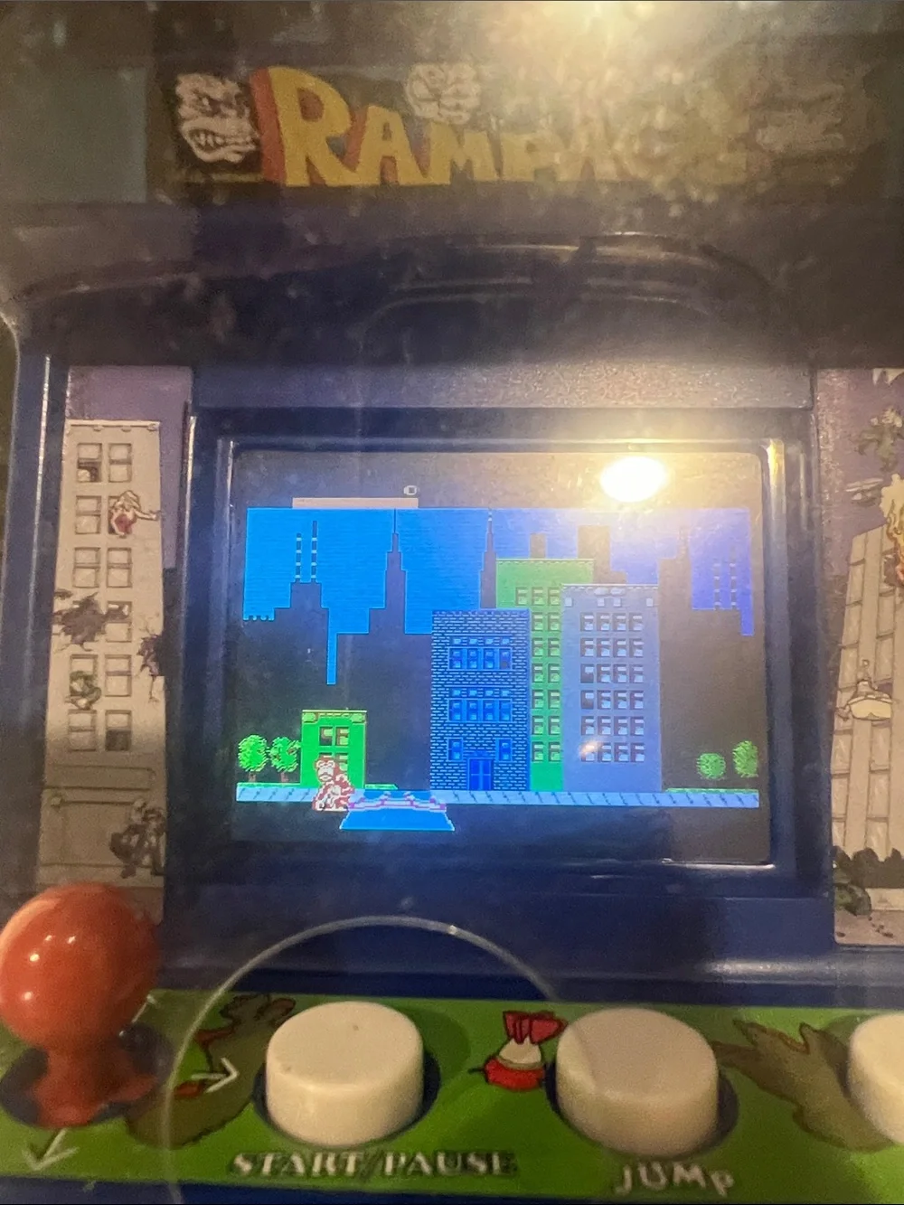 Rampage Handheld Arcade Game - Blue